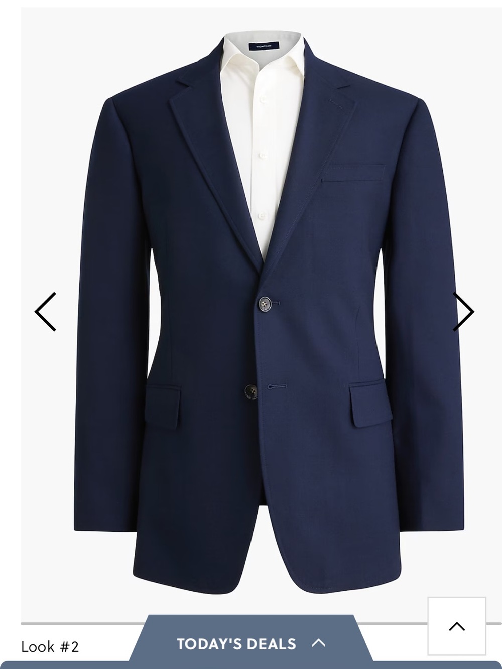 J. Crew Factory Navy Two-Button Sport Coat